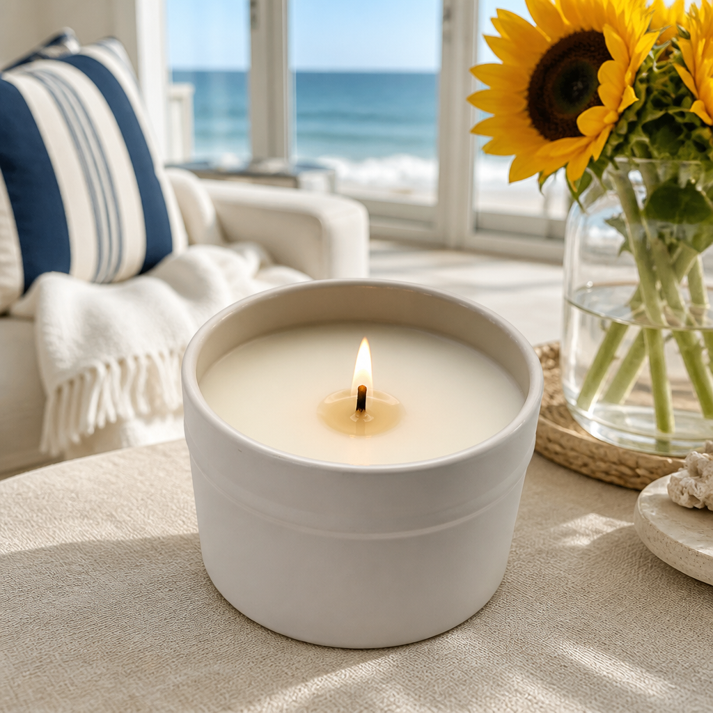 Seaside Linen Candle Tin - Limited Reserve