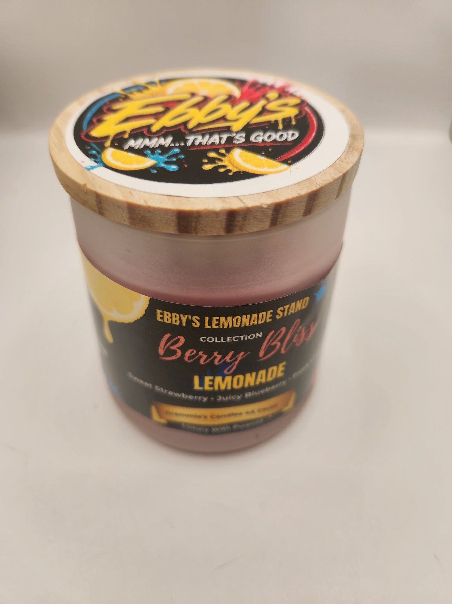 Ebby's Lemonade Stand Collection | Berry Bliss Lemonade Candle | 7.5 oz