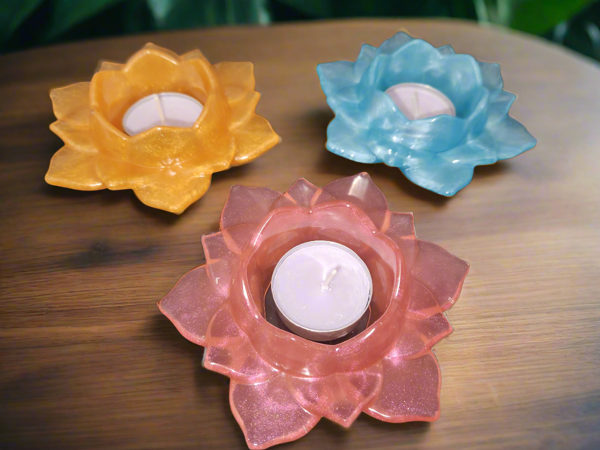 Lotus Tealight Candle Holder
