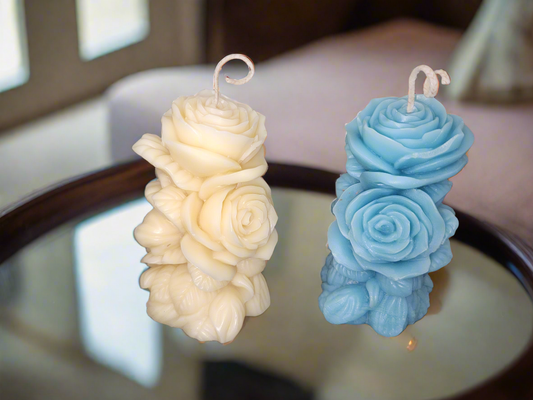 Floral Pillar Style 1 Set of Two