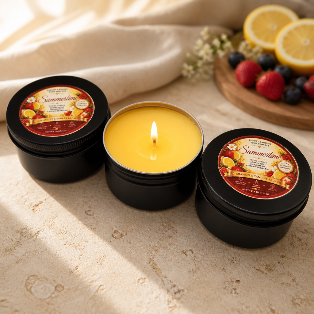 Summertime Candle Tin