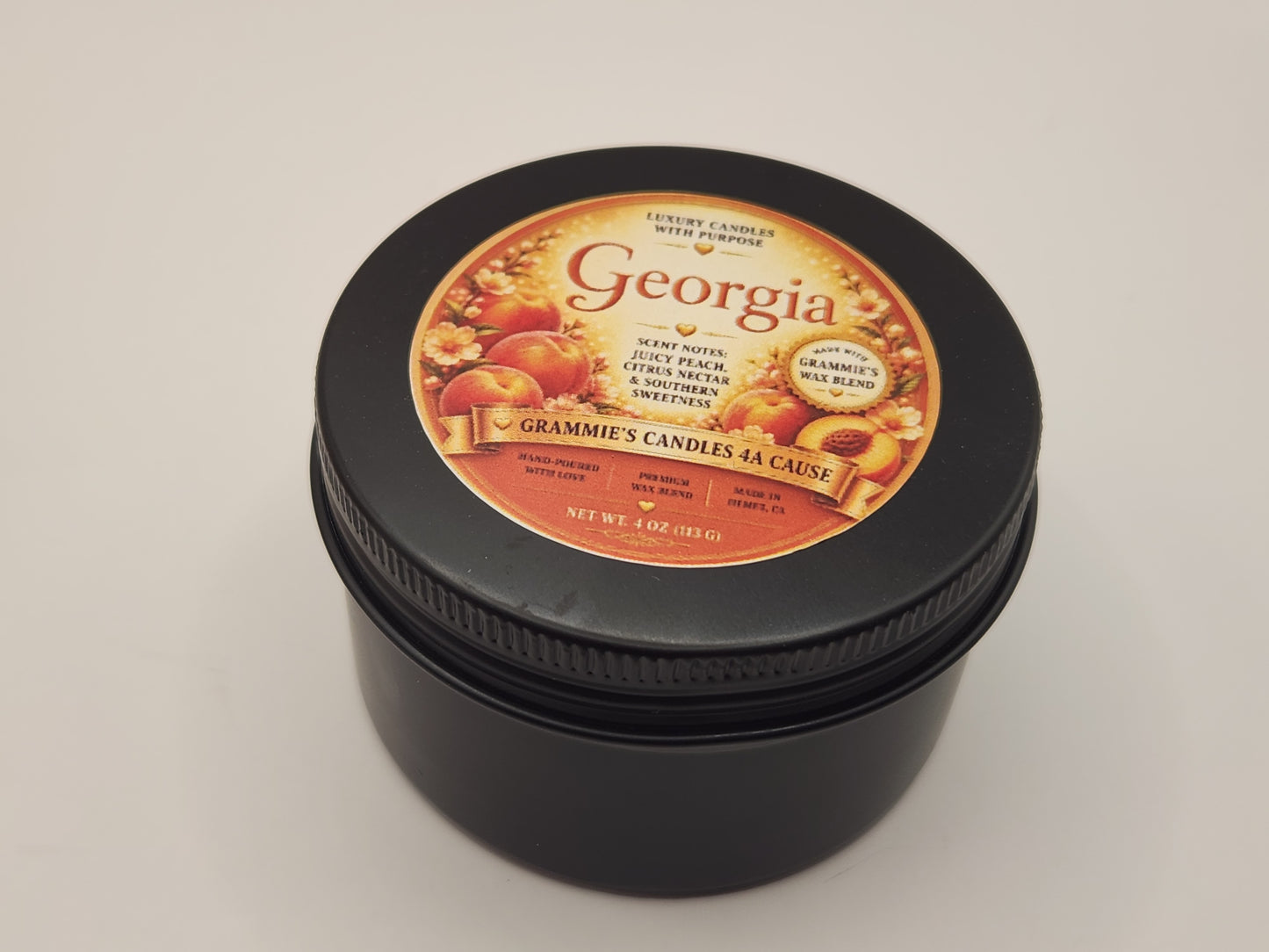 Georgia Candle Tin