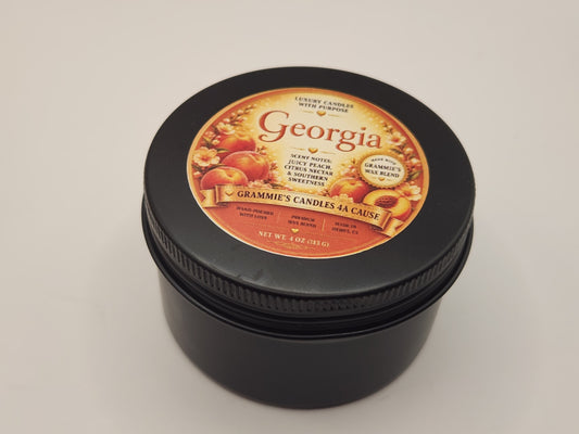 Georgia Candle Tin